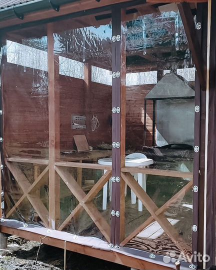 Мягкие окна на балкон