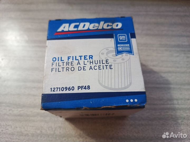 Фильтр масляный Acdelco PF48 12710960