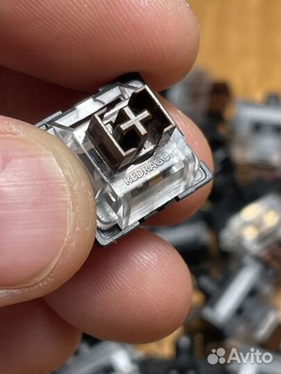 Коричневые свитчи 61шт (всего 130) broun switch