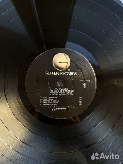 Пластинка Ric Ocasek (This side of paradise)