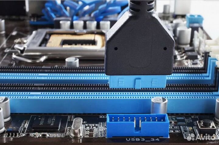 Планка USB 3.0 на переднюю панель 3.5