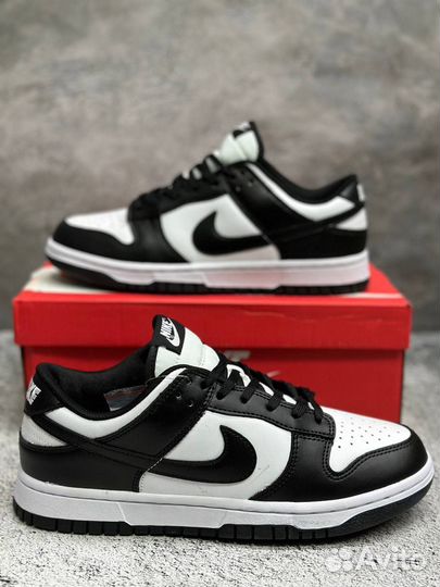 Кроссы Nike Dunk Low Retro White Black Panda