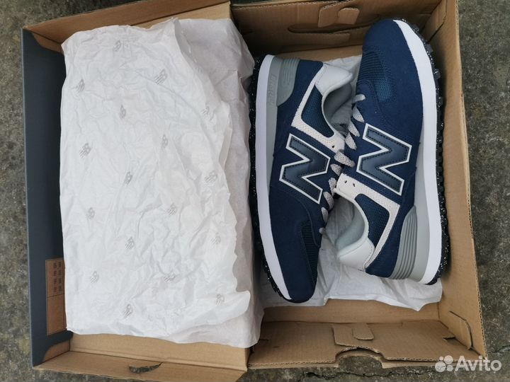 Кроссовки New Balance 574 Evergreen синие