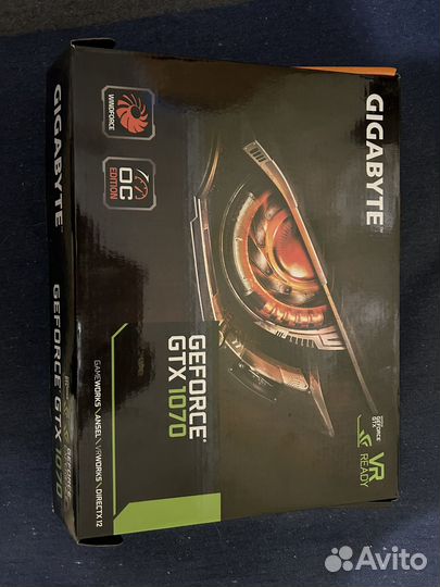 Видеокарта Gigabyte nvidia GeForce GTX 1070 8gb