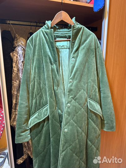 Пальто Ахмадуллина бархатное