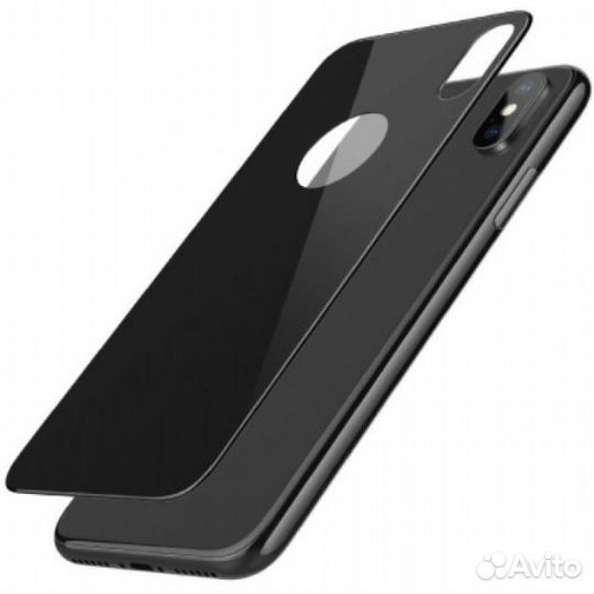 Защитное заднее стекло Mocoll для iPhone X,XS Gray