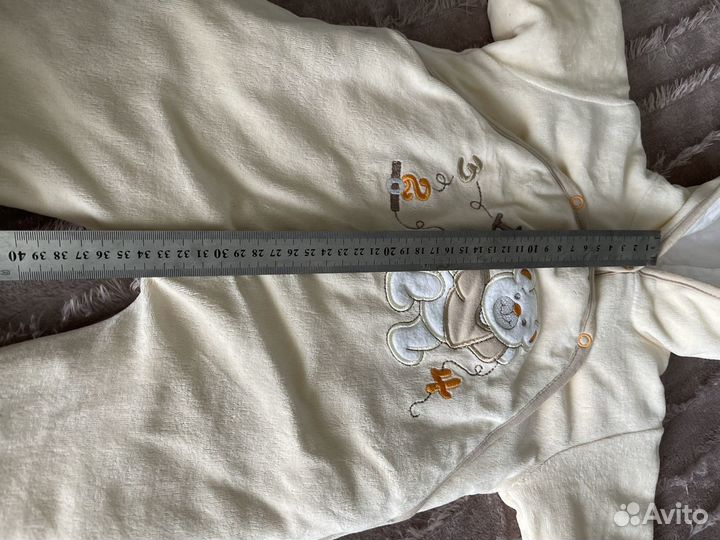 Комбинезон утепленный на рост 74