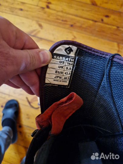 Сноубордические ботинки burton sabbath 43