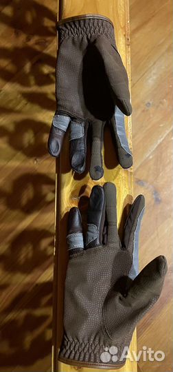 Кожаные перчатки для верховой езды