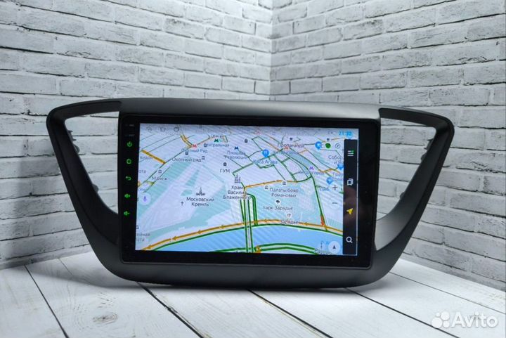 Магнитола Android с экраном на Kia Rio