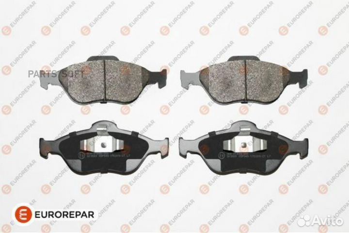 Eurorepar 1617256180 Колодки торм.перед