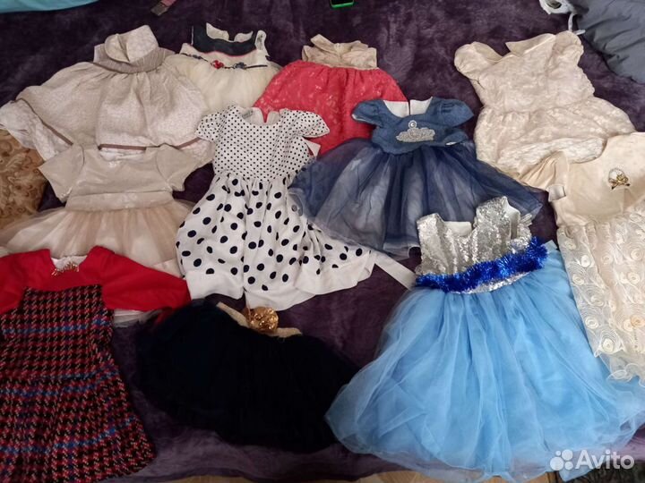 Платья для девочек 6м-3л