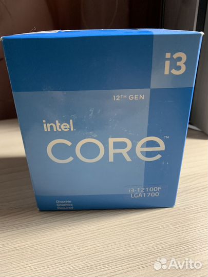 Процессор intel core i3 12100f box