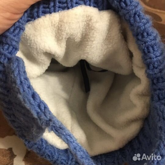 Комплект шапка снуд варежки для мальчика