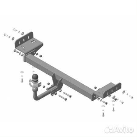 Фаркоп на Kia Sportage 2010-2015 с оцинк. шаром