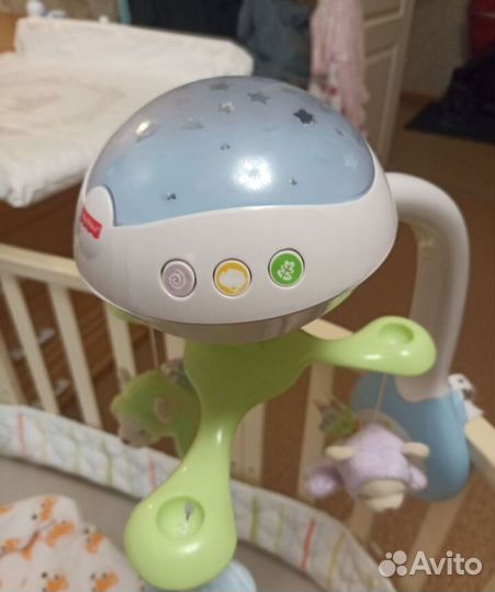 Мобиль в кроватку с проектором