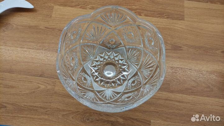Салатник хрустальный СССР
