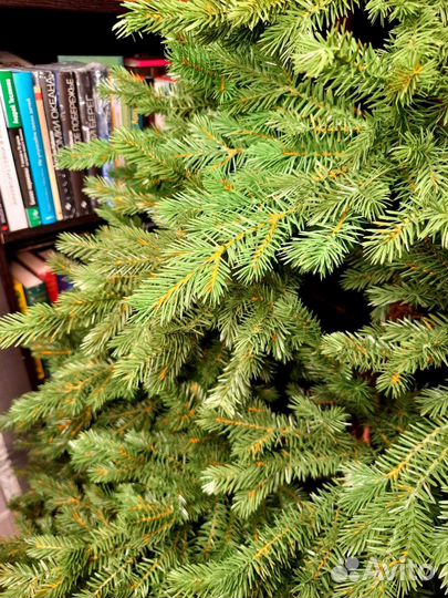 Ель елка искусственная литая как живая премиум