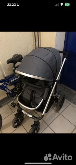 Коляска moon nuova anthracite