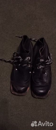 Ретро ботинки лыжные СССР