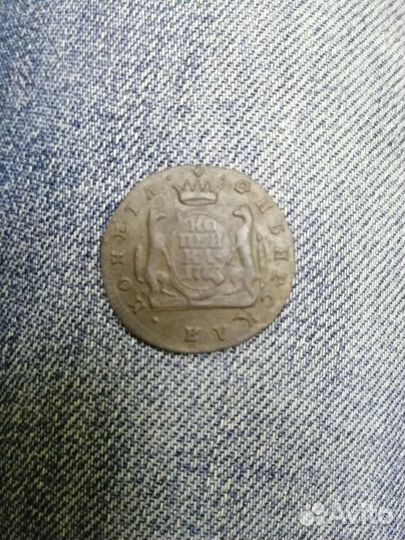 Копейка 1768г км