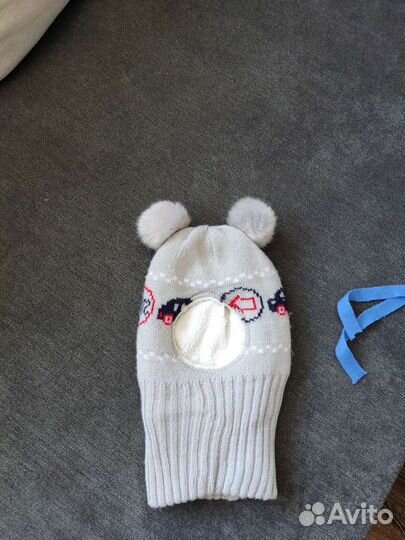 Шапка шлем для мальчика зимняя