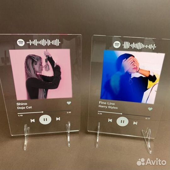 Трек пластинка с подставкой