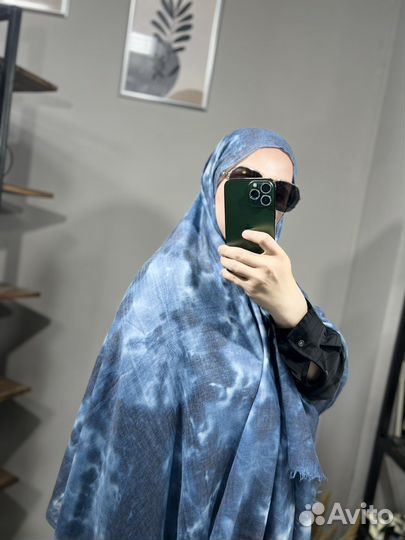 Шарфы и палантины лен