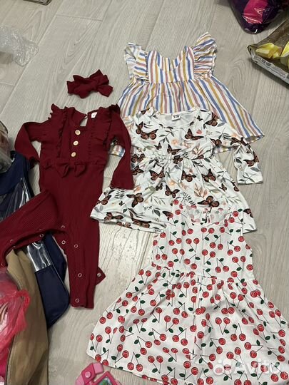 Вещи пакетом для девочки 74-80