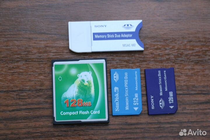 Редкая -Compact Flash card CF-128Mb