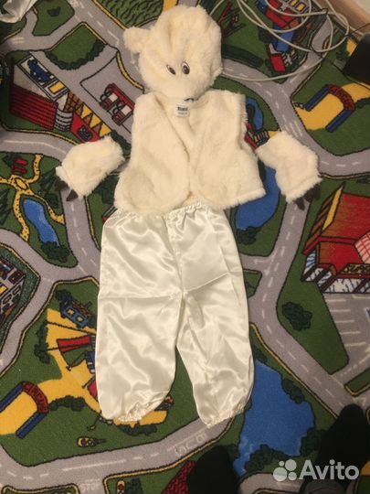 Белый мишка костюм