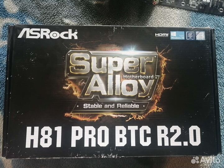 Материнская плата asrock h81 pro btc