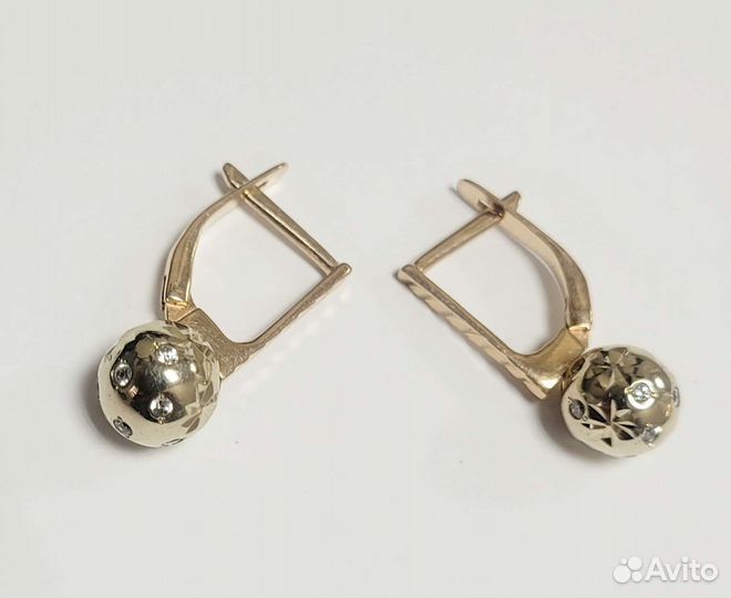 Серьги Золото 585пробы
