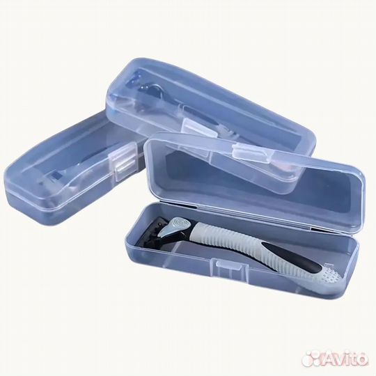 Футляр ForAll для бритвы пластиковый прозрачный