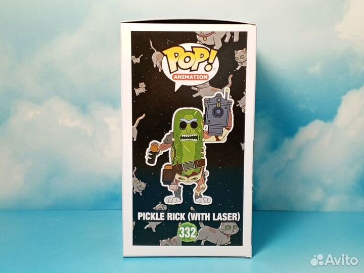 Funko Pop Pickle Rick with laser №332