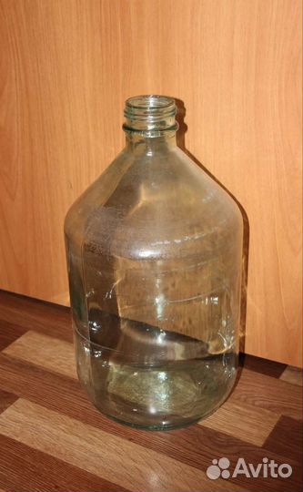 Бутыль, и банка 10 литров, стекло, СССР