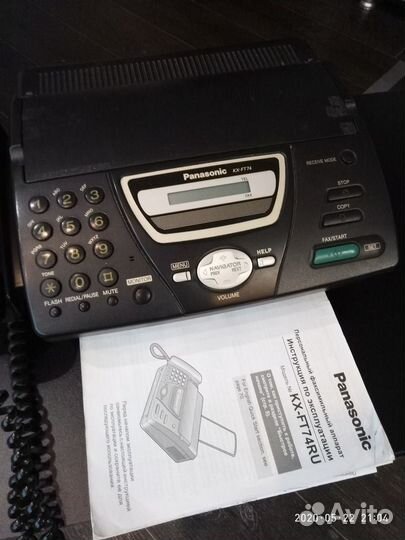 Факсимильный аппарат panasonic KX-FT74RU