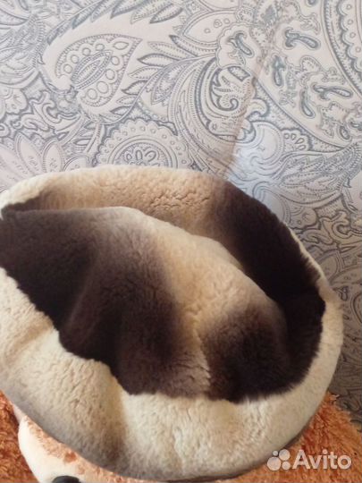 Меховой берет зимний