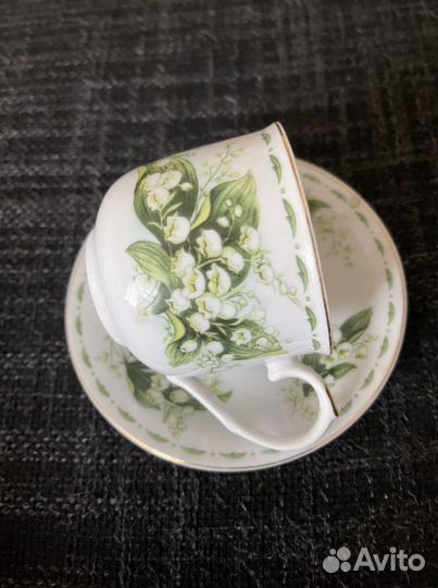 Кофейная пара, фарфор