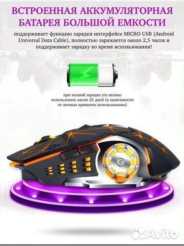 Беспроводная мышь T-wolf