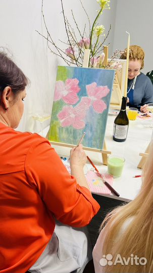 Мастер-класс рисование картины акрилом