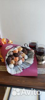 Съедобные клубничные букеты