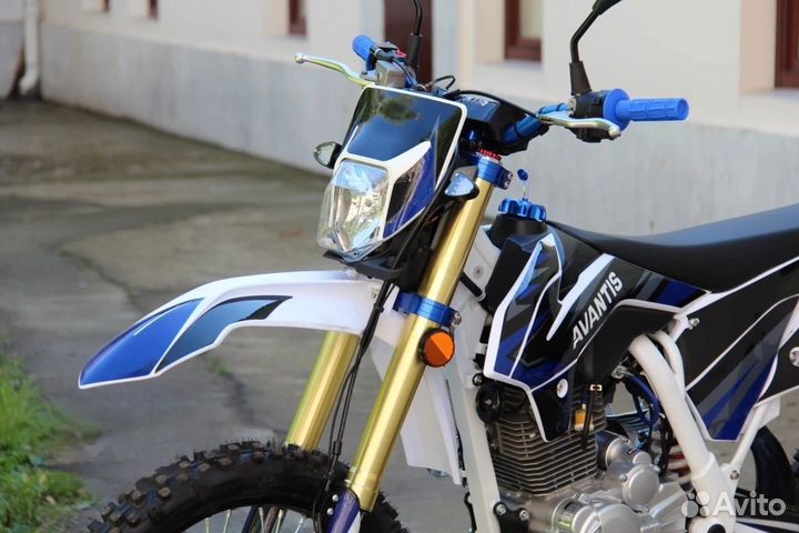 Мотоцикл Avantis A2 Lux (172FMM, возд.охл.) синий