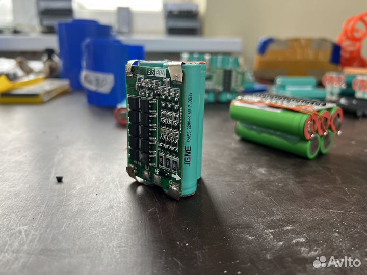 Готовый аккумулятор шуруповерта 18v для переделки