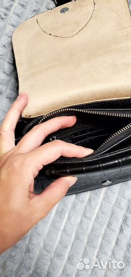 Сумка клатч натуральная кожа