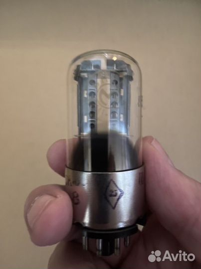 Редкая радиолампа мэлз 1578 (6Н8С, 6SN7)