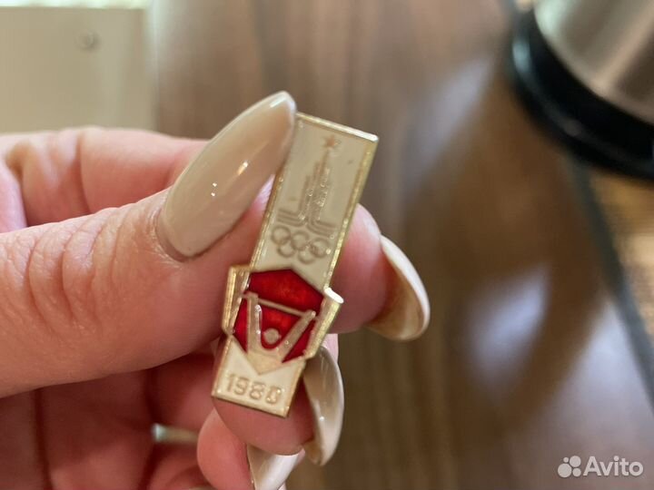 Значок олимпиада 1980 г