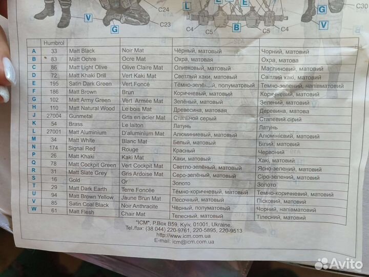 Модели воинов серии 