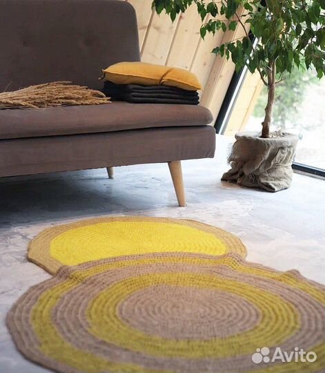 Вязаный ковер