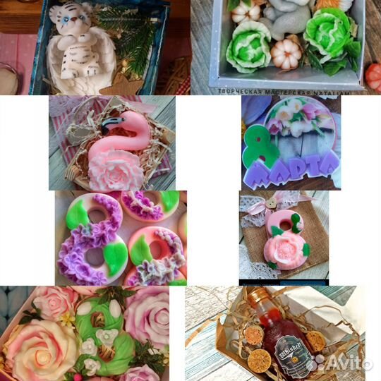 Силиконовые формы для мыла